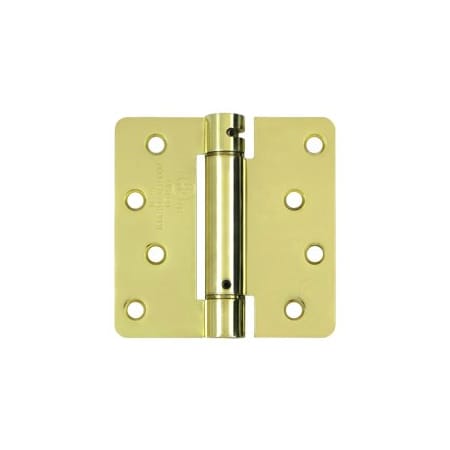 Deltana DSH4R43 Spring Hinge Polished Brass, 10PK DSH4R43-XCP10